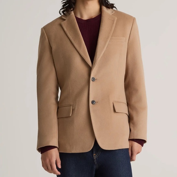 Quince Other - New! Quince 100% Mongolian Cashmere Camel Blazer Sz XXL